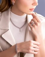 سرویس طلا عروس مدل مارکیز سفید