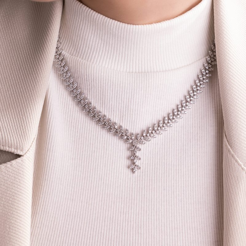 سرویس طلا عروس مدل مارکیز سفید