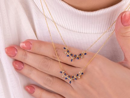 گردنبند طلا مدل شاخه