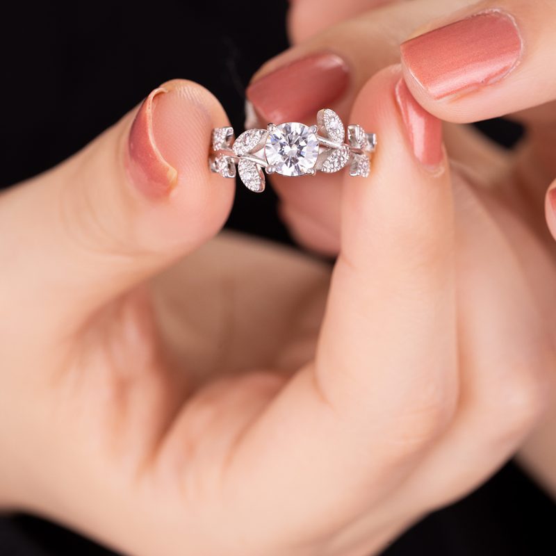 حلقه نامزدی مدل رکاب شاخه