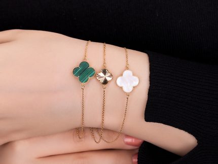 دستبند طلا ونکلیف ظریف