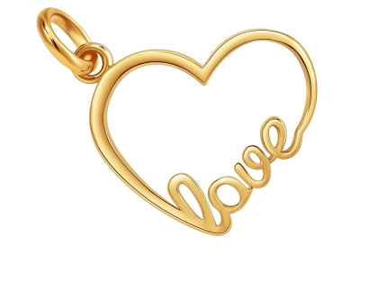 پلاک طلا مدل قلب