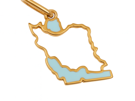 پلاک طلا مدل کشور ایران