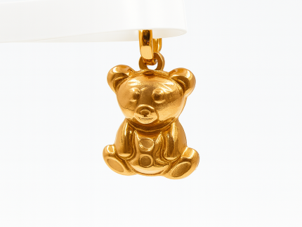 پلاک طلا مدل تدی