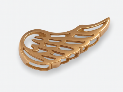 پلاک طلا مدل بال