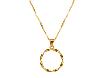 گردنبند طلا مدل آویز پیچ