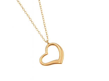گردنبند طلا مدل قلب