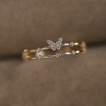 انگشتر طلا پروانه