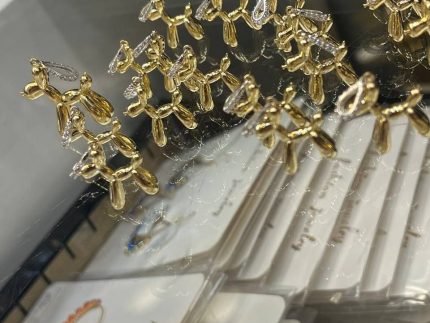 مدل پلاک طلا جدید سگ های هلیومی