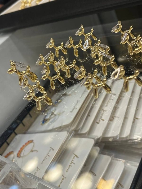 مدل پلاک طلا جدید سگ های هلیومی