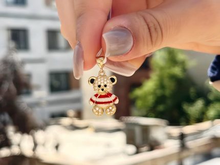 گردن آویز طلا آویز تدی