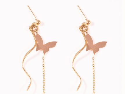 گوشواره طلا مدل پروانه