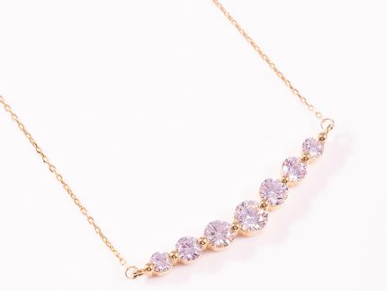 گردنبند طلا مدل هفت سنگ