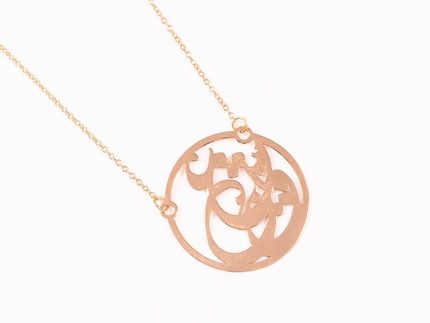 گردنبند طلا مدل عشق