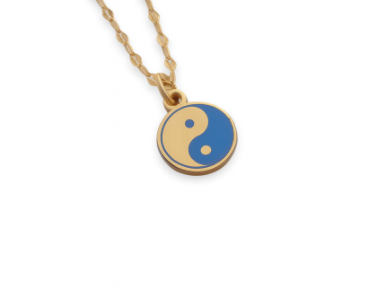 پلاک طلا مدل یین و یانگ