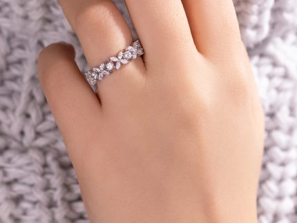 انگشتر طلا مدل تمام شکوفه