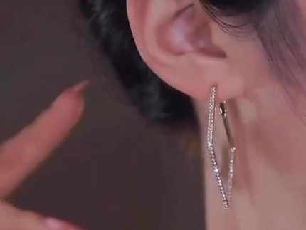 گوشواره طلا مربع