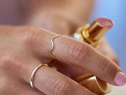 انگشتر طلا پیچ ساده