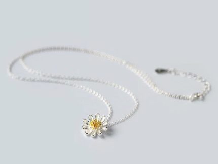 گردنبند طلا بابونه