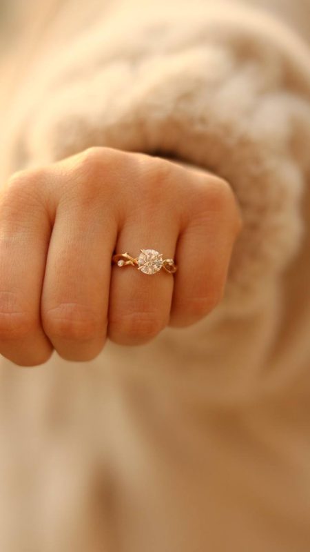 انگشتر طلا سولیتر