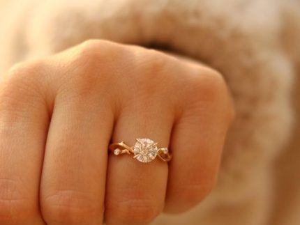 انگشتر طلا سولیتر