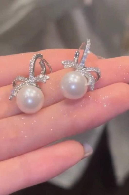 گوشواره طلا پاپیون