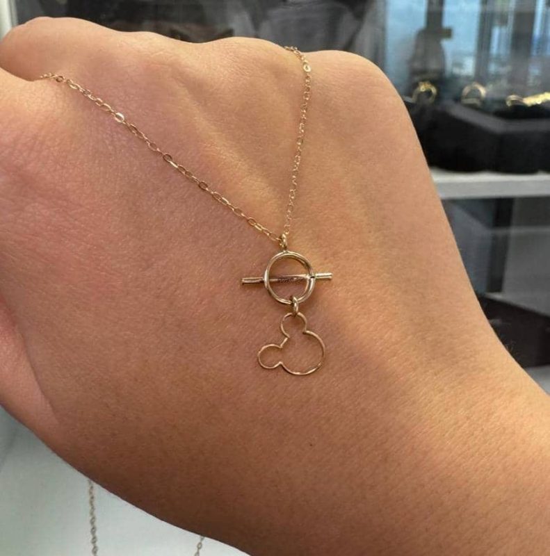 گردنبند طلا متصل