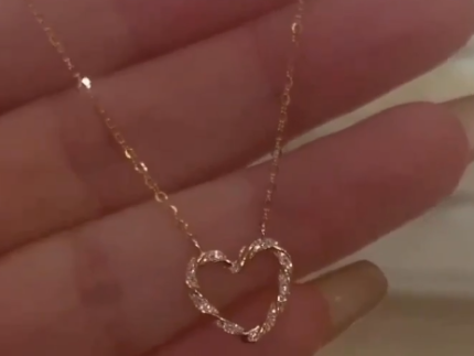 گردنبند طلا مدل قلب