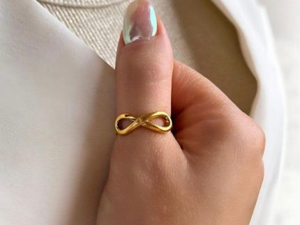 انگشتر طلا بینهایت