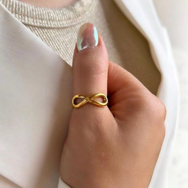 انگشتر طلا بینهایت