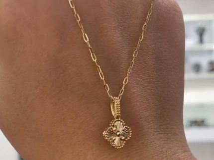 آویز طلا ونکلیف تراش