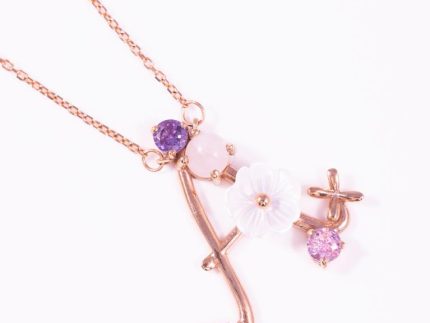 گردنبند گل صدفی A