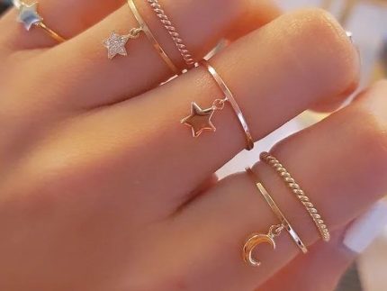 انگشتر طلا مارپیچ