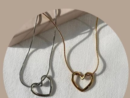 پلاك طلا قلب