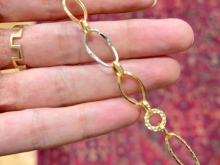 دستبند طلا حلقه