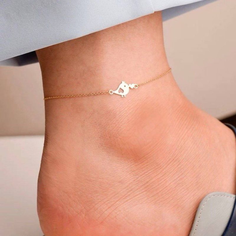 پابند طلا طرح جوجه