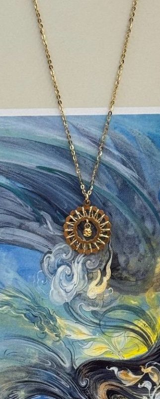 گردنبند طلا خورشیدی