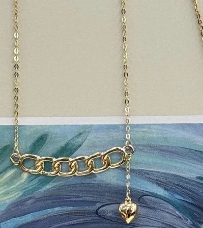 گردنبند طلا کارتیه و قلب