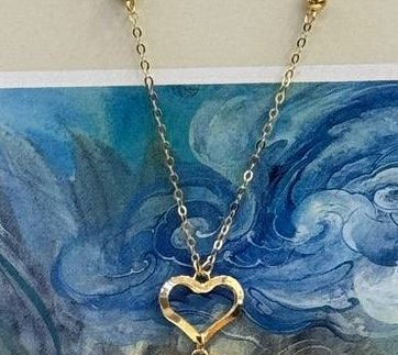 گردنبند طلا دو قلب