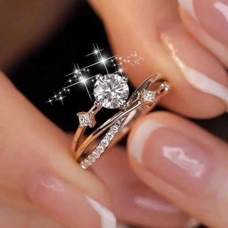 حلقه طلا تک تخمه