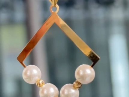 آویز طلا مروارید