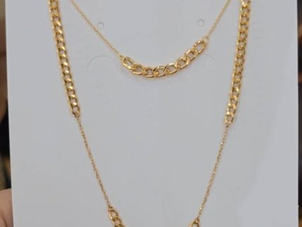 گردنبند طلا کارتیه یک تکه