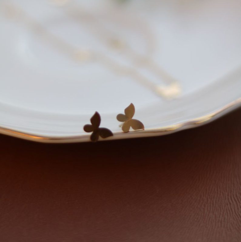 گوشواره طلا پروانه