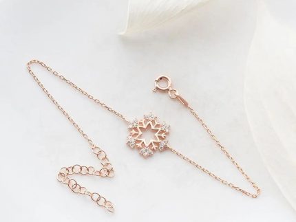 دستبند طلا دونه برف