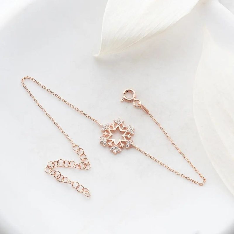 دستبند طلا دونه برف