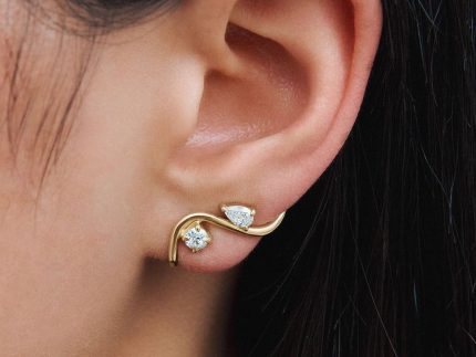 گوشواره طلا پیچ