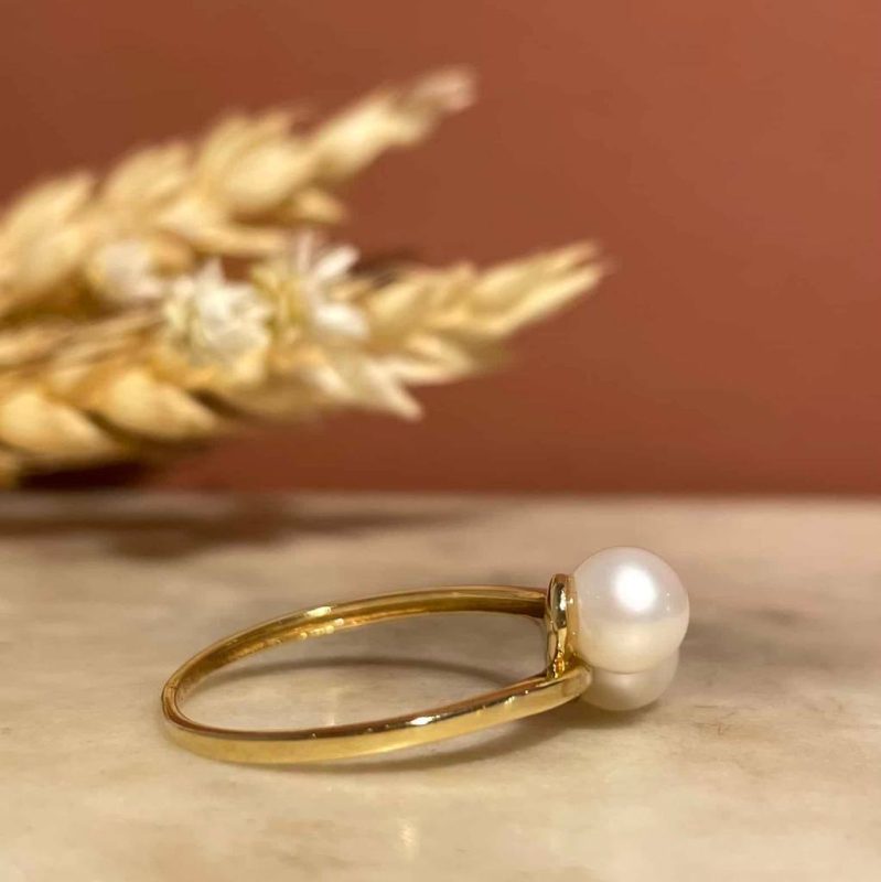 انگشتر طلا مروارید