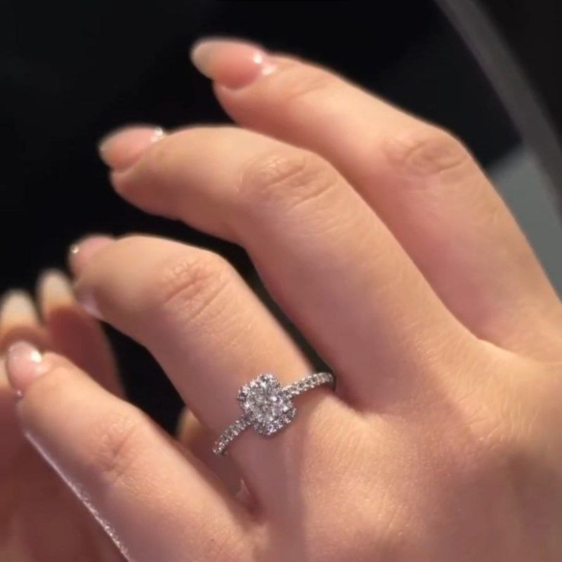 انگشتر طلا مدل امرالد