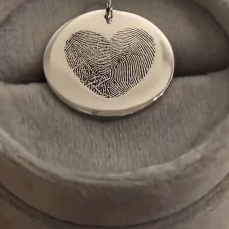 آویز طلا اثر انگشت