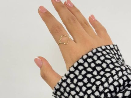 انگشتر طلا مینیمال ونکلیف